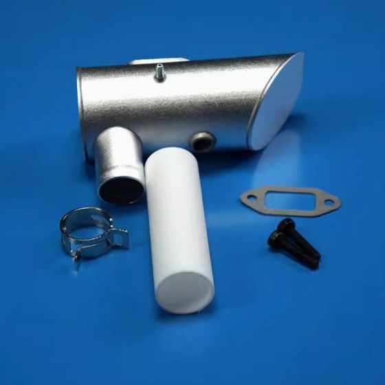 DLE 111cc Single Hole / Double Hole Exhaust Pipe for DLE111 Gasoline Engine